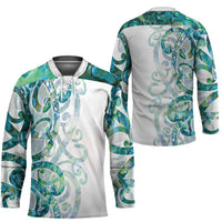 Paua Shell Maori Hockey Jersey Koru Kowhaiwhai LT7 - Polynesian Pride