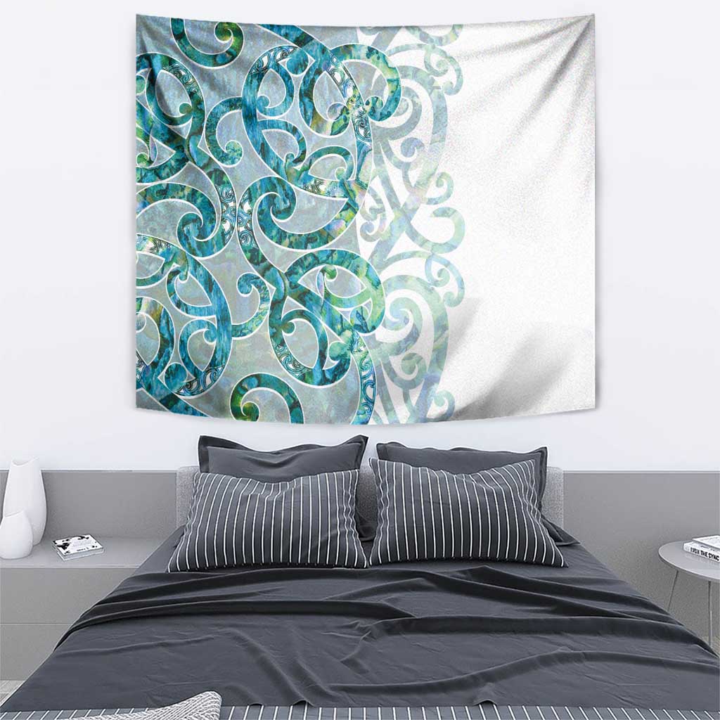 Paua Shell Maori Tapestry Koru Kowhaiwhai - Polynesian Pride