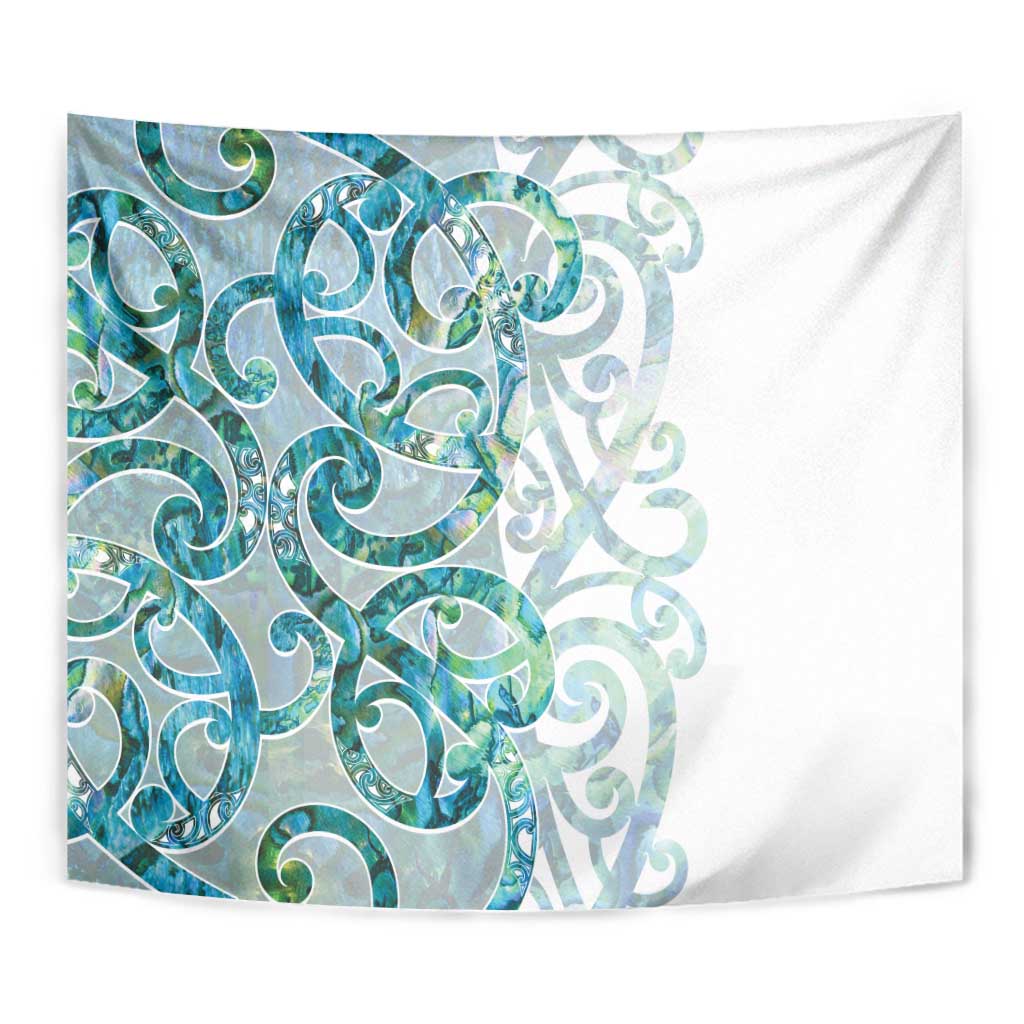 Paua Shell Maori Tapestry Koru Kowhaiwhai - Polynesian Pride