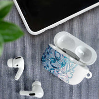 Turquoise Paua Shell Maori AirPods Case Koru Kowhaiwhai - Polynesian Pride