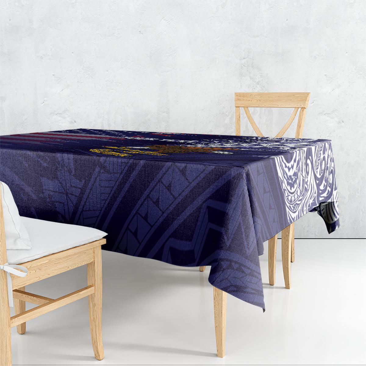 American Samoa Mix US Tablecloth Flag Day Grunge Style