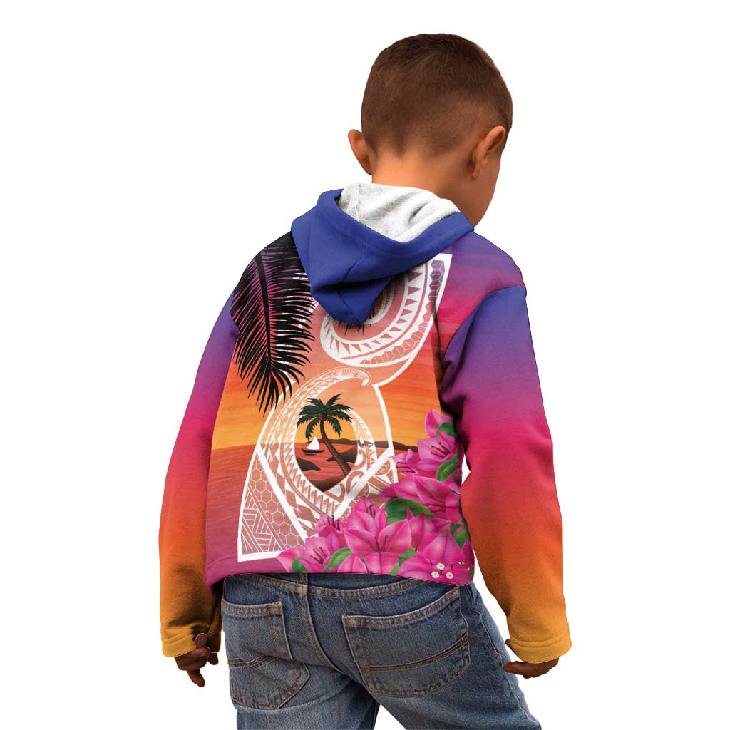Guam Chamorro Kid Hoodie Artsy Latte Stone