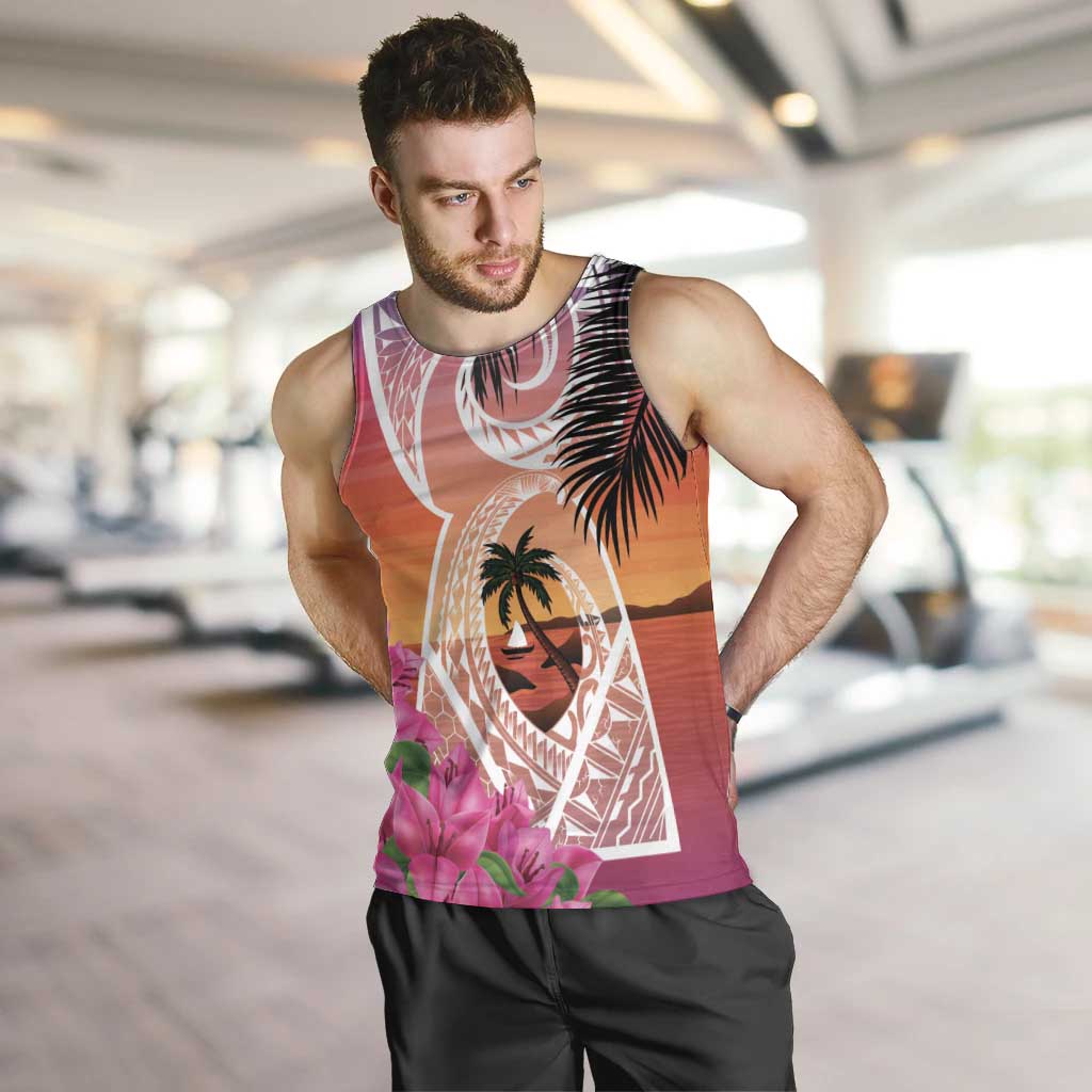 Guam Chamorro Men Tank Top Artsy Latte Stone LT7 Art - Polynesian Pride