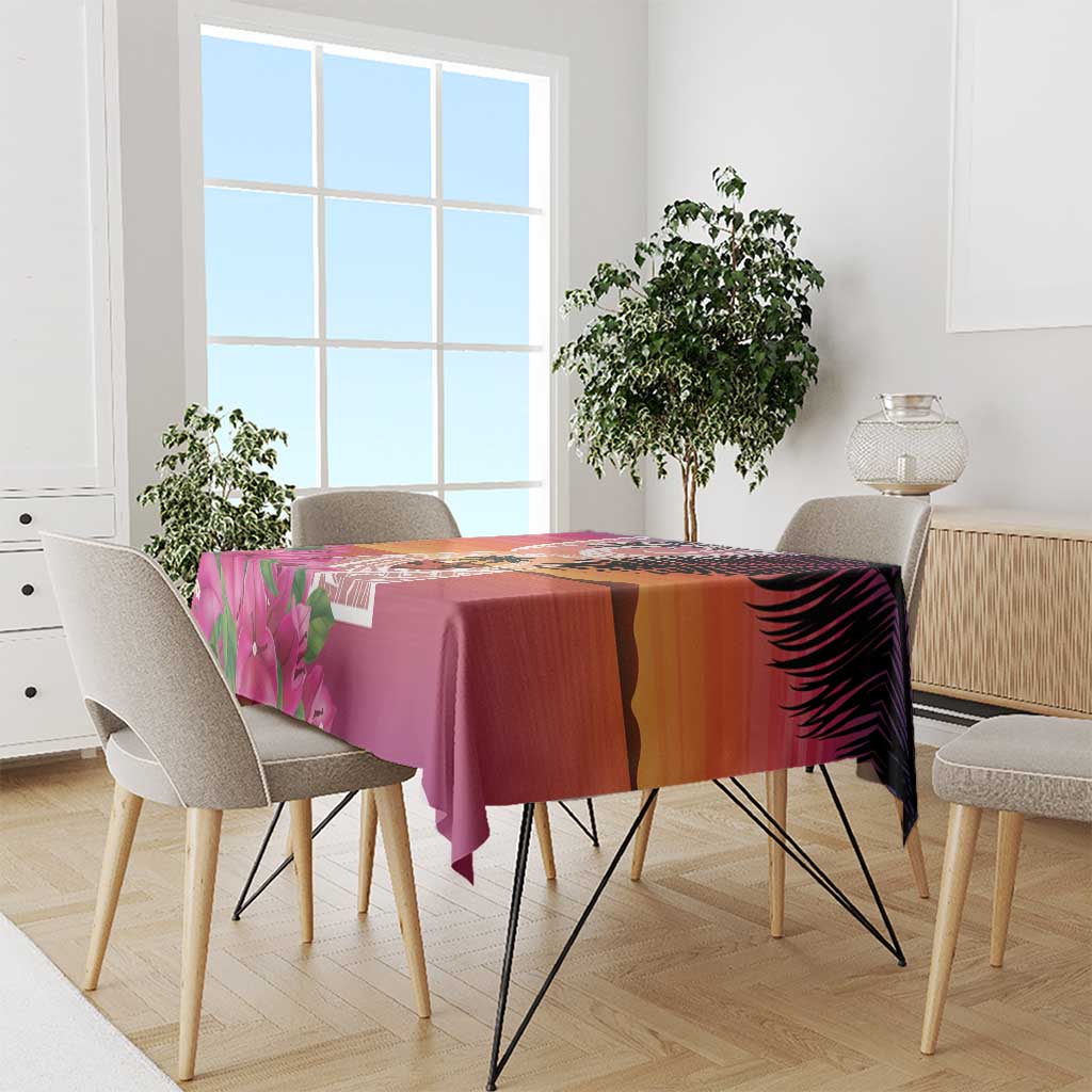 Guam Chamorro Tablecloth Artsy Latte Stone