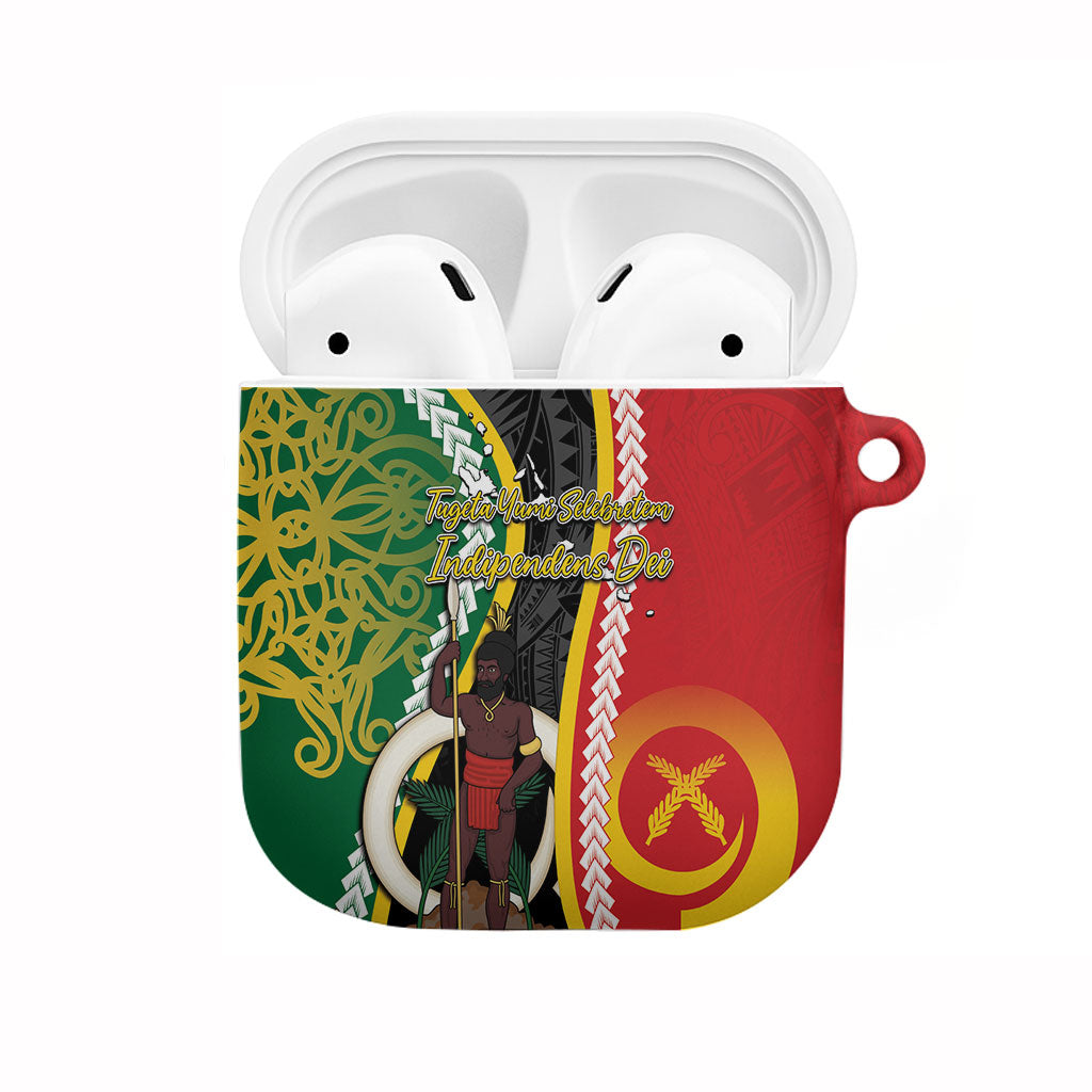 Ni-Vanuatu Indipendens Dei Celebretem AirPods Case Yumi Yumi Yumi LT7 Multicolor - Polynesian Pride