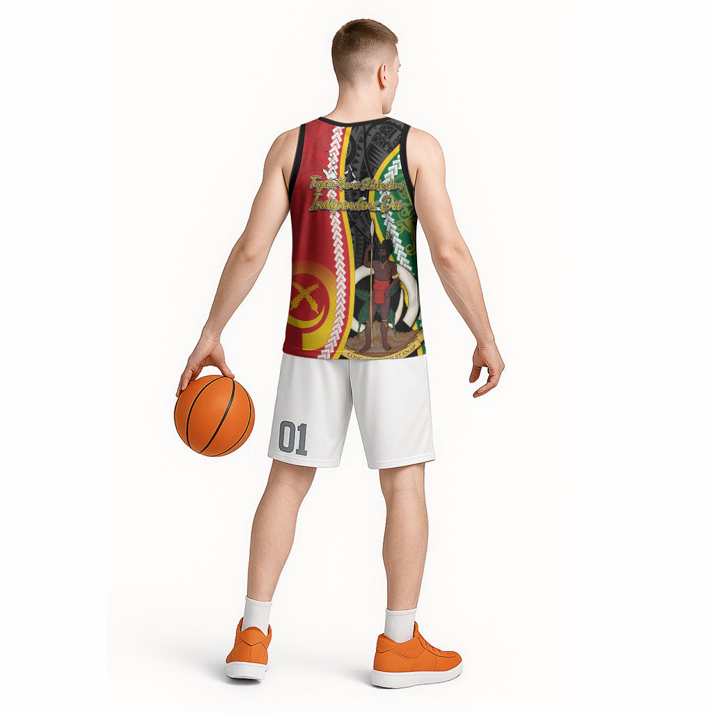 Ni-Vanuatu Indipendens Dei Celebretem Basketball Jersey Yumi Yumi Yumi LT7 - Polynesian Pride