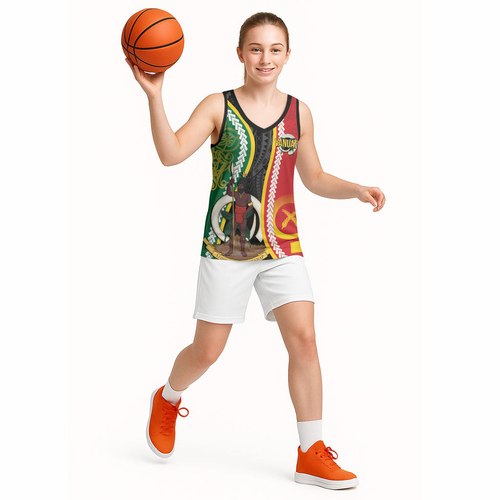 Ni-Vanuatu Indipendens Dei Celebretem Basketball Jersey Yumi Yumi Yumi LT7 - Polynesian Pride