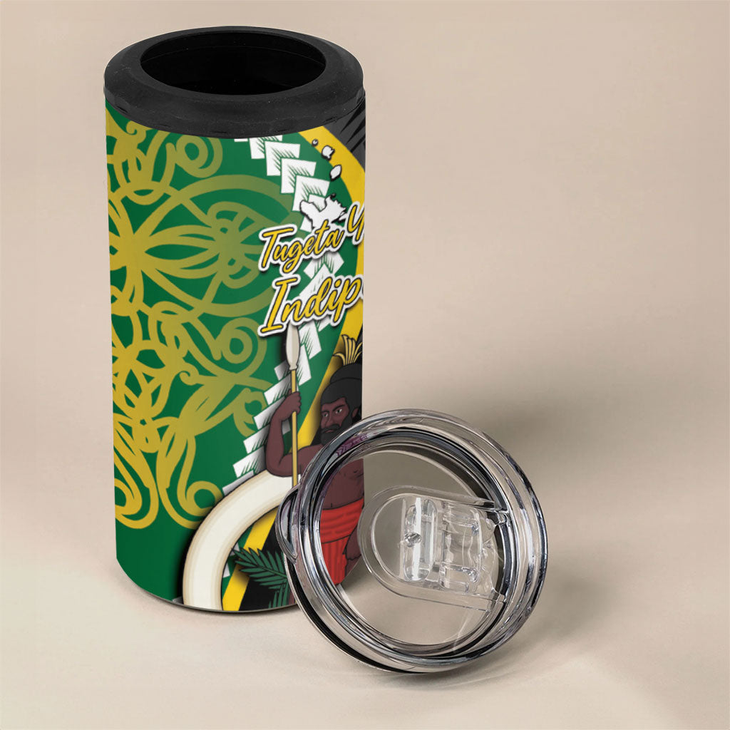 Ni-Vanuatu Indipendens Dei Celebretem 4 in 1 Can Cooler Tumbler Yumi Yumi Yumi LT7 - Polynesian Pride