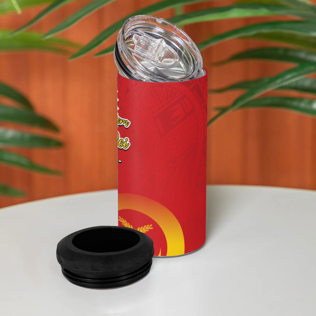 Ni-Vanuatu Indipendens Dei Celebretem 4 in 1 Can Cooler Tumbler Yumi Yumi Yumi LT7 - Polynesian Pride