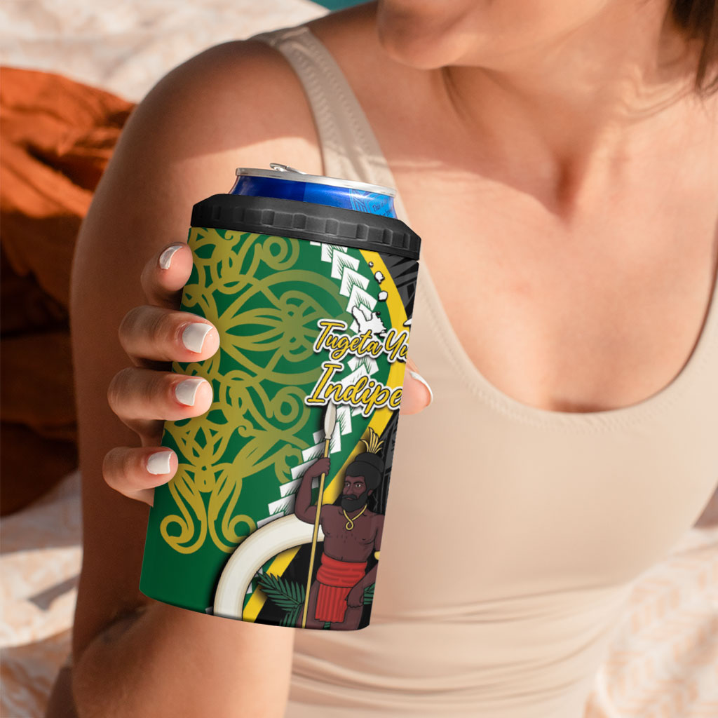 Ni-Vanuatu Indipendens Dei Celebretem 4 in 1 Can Cooler Tumbler Yumi Yumi Yumi LT7 - Polynesian Pride