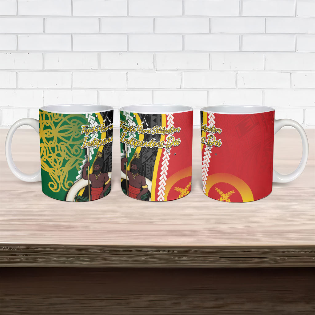 Ni-Vanuatu Indipendens Dei Celebretem Ceramic Mug Yumi Yumi Yumi LT7 - Polynesian Pride