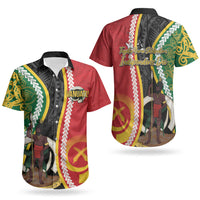 Ni-Vanuatu Indipendens Dei Celebretem Couples Matching Off Shoulder Maxi Dress and Hawaiian Shirt Yumi Yumi Yumi LT7 - Polynesian Pride