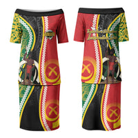 Ni-Vanuatu Indipendens Dei Celebretem Couples Matching Puletasi and Hawaiian Shirt Yumi Yumi Yumi LT7 - Polynesian Pride