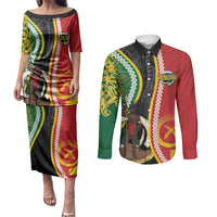 Ni-Vanuatu Indipendens Dei Celebretem Couples Matching Puletasi and Long Sleeve Button Shirt Yumi Yumi Yumi LT7 Multicolor - Polynesian Pride