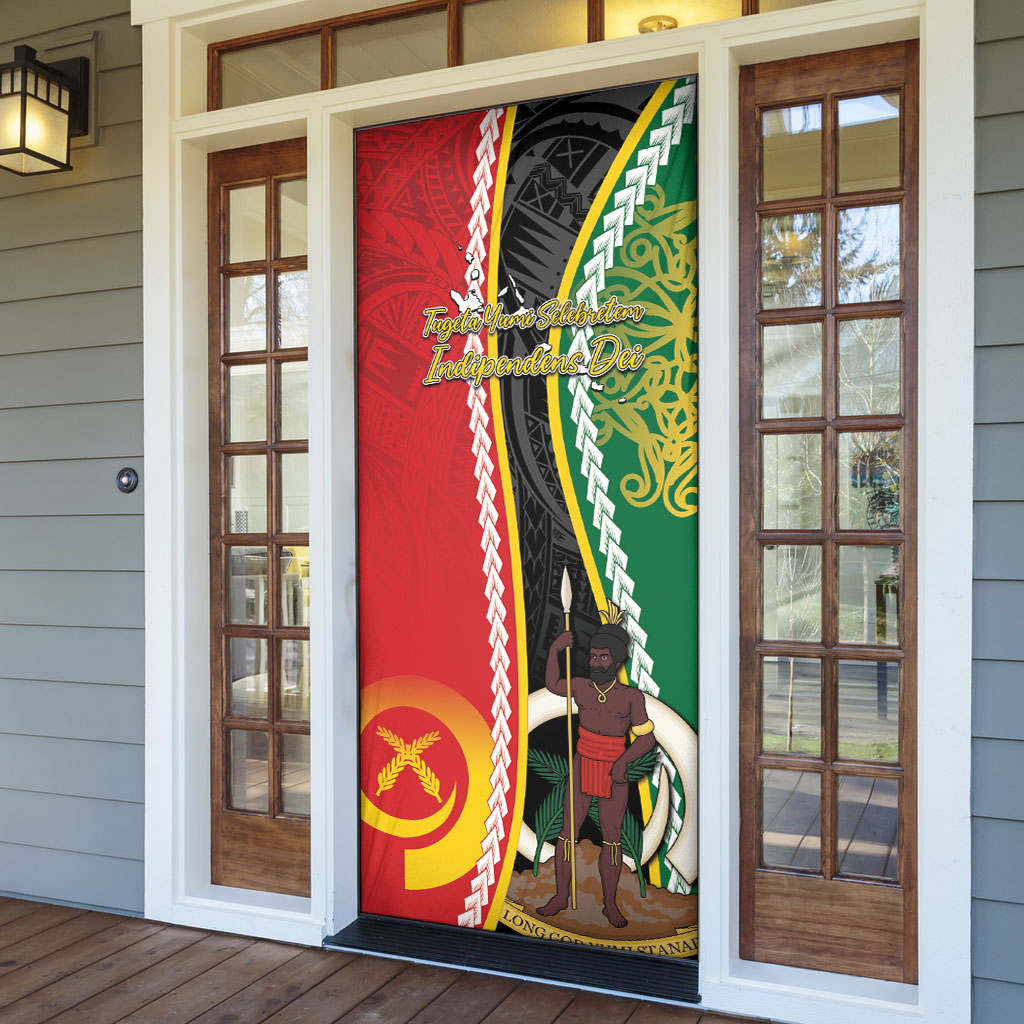 Ni-Vanuatu Indipendens Dei Celebretem Door Cover Yumi Yumi Yumi LT7 - Polynesian Pride
