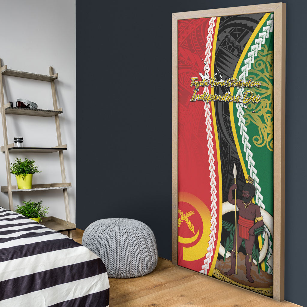 Ni-Vanuatu Indipendens Dei Celebretem Door Cover Yumi Yumi Yumi LT7 - Polynesian Pride