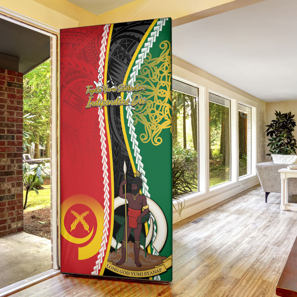 Ni-Vanuatu Indipendens Dei Celebretem Door Cover Yumi Yumi Yumi LT7 - Polynesian Pride