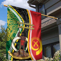 Ni-Vanuatu Indipendens Dei Celebretem Garden Flag Yumi Yumi Yumi LT7 - Polynesian Pride