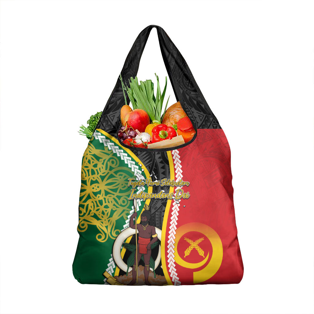 Ni-Vanuatu Indipendens Dei Celebretem Grocery Bag Yumi Yumi Yumi LT7 1-pack One Size Multicolor - Polynesian Pride