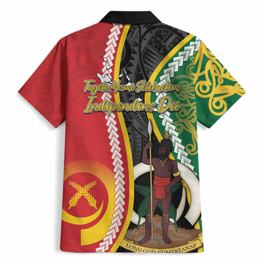 Ni-Vanuatu Indipendens Dei Celebretem Hawaiian Shirt Yumi Yumi Yumi LT7 - Polynesian Pride