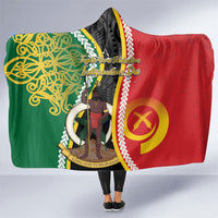 Ni-Vanuatu Indipendens Dei Celebretem Hooded Blanket Yumi Yumi Yumi LT7 One Size Multicolor - Polynesian Pride