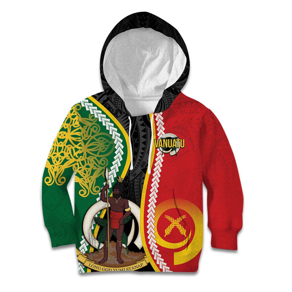Ni-Vanuatu Indipendens Dei Celebretem Kid Hoodie Yumi Yumi Yumi LT7 Hoodie Multicolor - Polynesian Pride