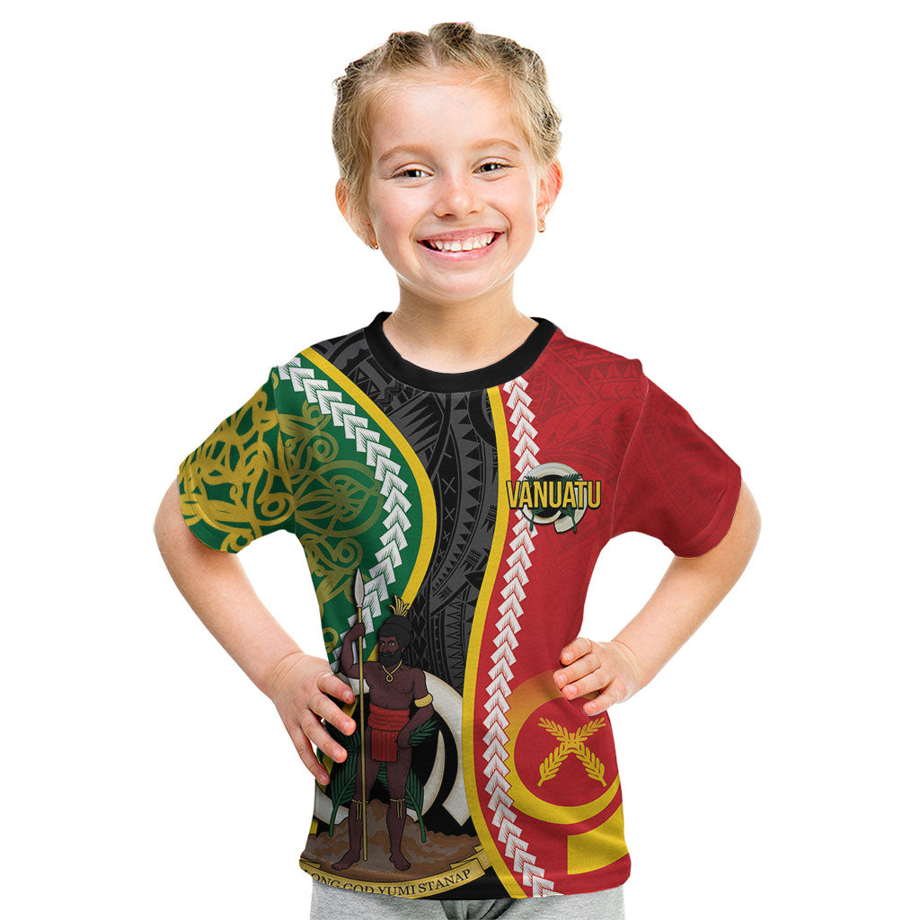 Ni-Vanuatu Indipendens Dei Celebretem Kid T Shirt Yumi Yumi Yumi LT7 Multicolor - Polynesian Pride