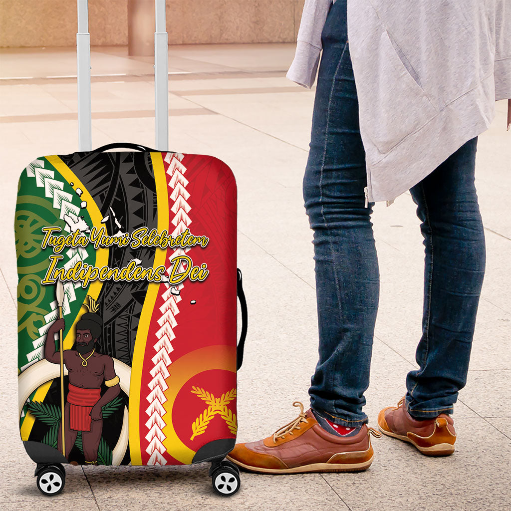 Ni-Vanuatu Indipendens Dei Celebretem Luggage Cover Yumi Yumi Yumi LT7 Multicolor - Polynesian Pride