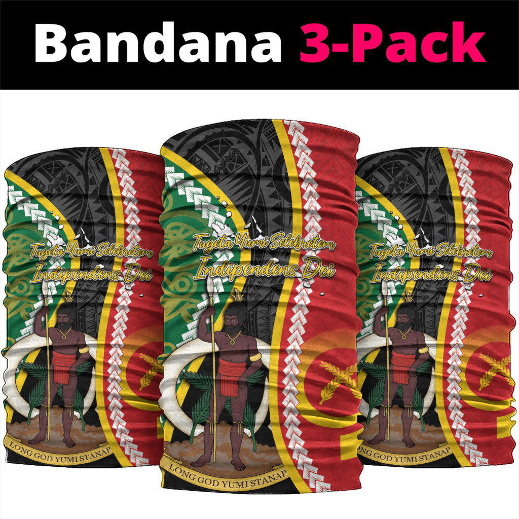 Ni-Vanuatu Indipendens Dei Celebretem Neck Gaiter Yumi Yumi Yumi LT7 package One Size: 25*50cm Multicolor - Polynesian Pride