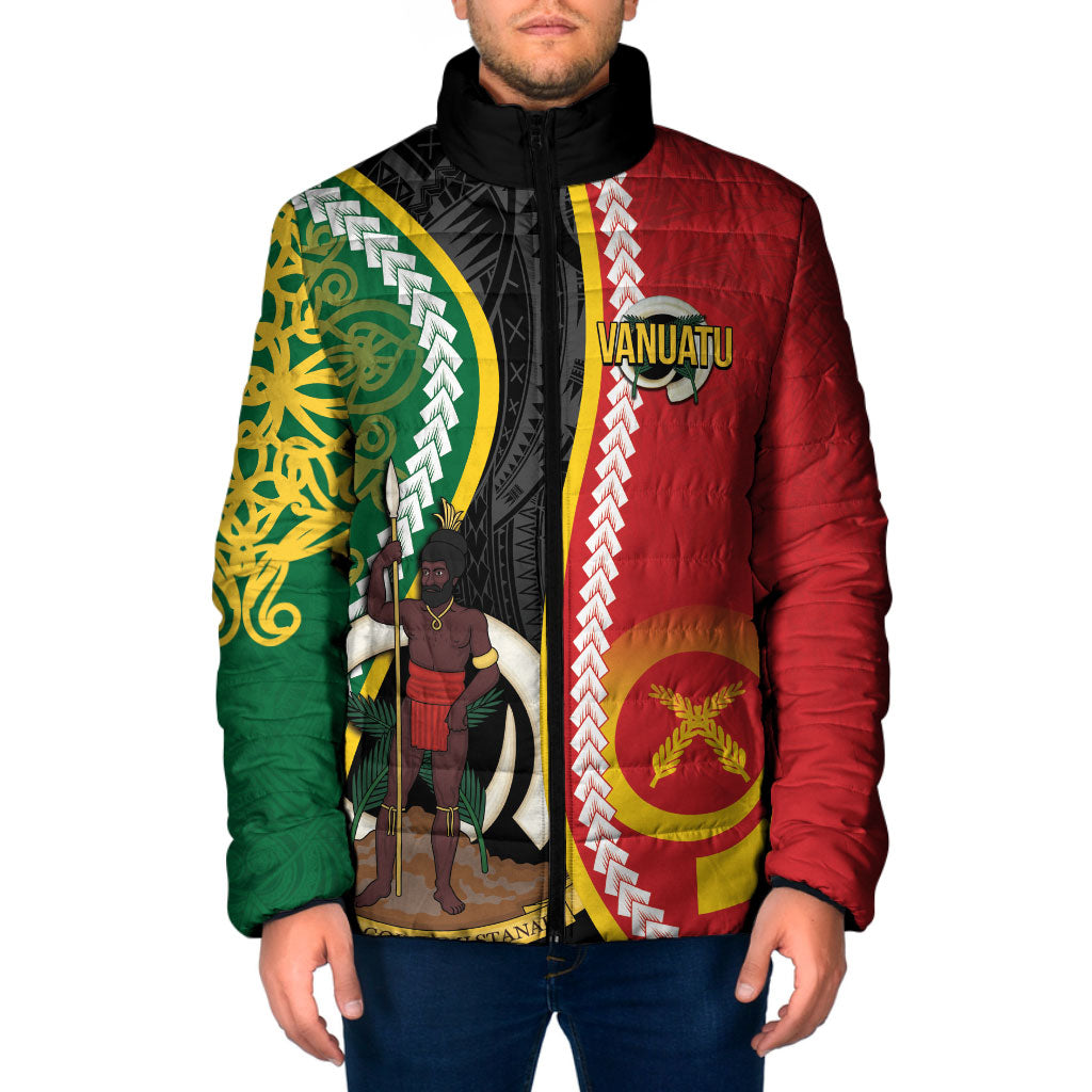 Ni-Vanuatu Indipendens Dei Celebretem Padded Jacket Yumi Yumi Yumi LT7 Men Multicolor - Polynesian Pride