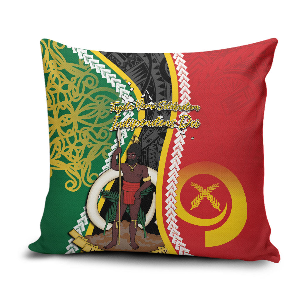 Ni-Vanuatu Indipendens Dei Celebretem Pillow Cover Yumi Yumi Yumi LT7 Multicolor - Polynesian Pride
