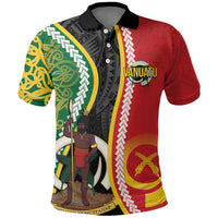 Ni-Vanuatu Indipendens Dei Celebretem Polo Shirt Yumi Yumi Yumi LT7 Multicolor - Polynesian Pride