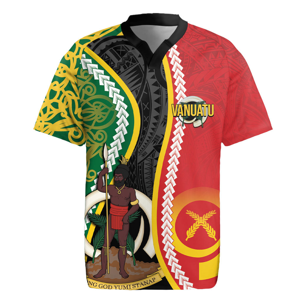 Ni-Vanuatu Indipendens Dei Celebretem Rugby Jersey Yumi Yumi Yumi LT7 Multicolor - Polynesian Pride