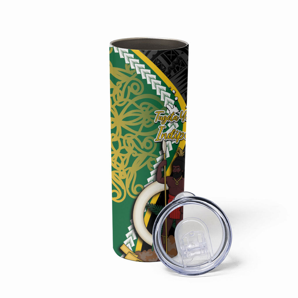 Ni-Vanuatu Indipendens Dei Celebretem Skinny Tumbler Yumi Yumi Yumi LT7 - Polynesian Pride