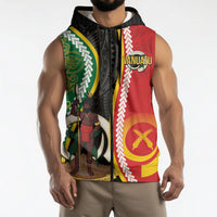 Ni-Vanuatu Indipendens Dei Celebretem Sleeveless Zip Hoodie Yumi Yumi Yumi LT7 - Polynesian Pride