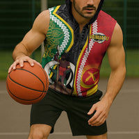 Ni-Vanuatu Indipendens Dei Celebretem Sleeveless Zip Hoodie Yumi Yumi Yumi LT7 - Polynesian Pride