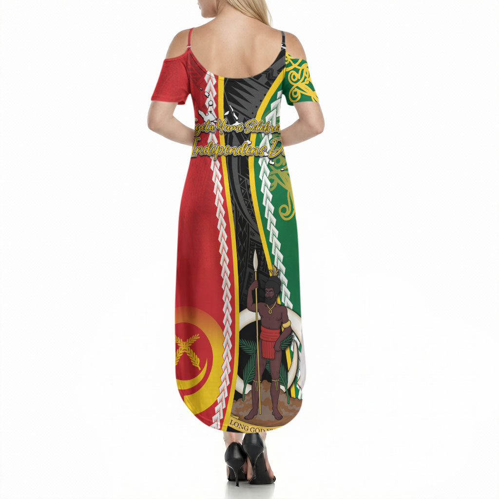 Ni-Vanuatu Indipendens Dei Celebretem Summer Maxi Dress Yumi Yumi Yumi LT7 - Polynesian Pride