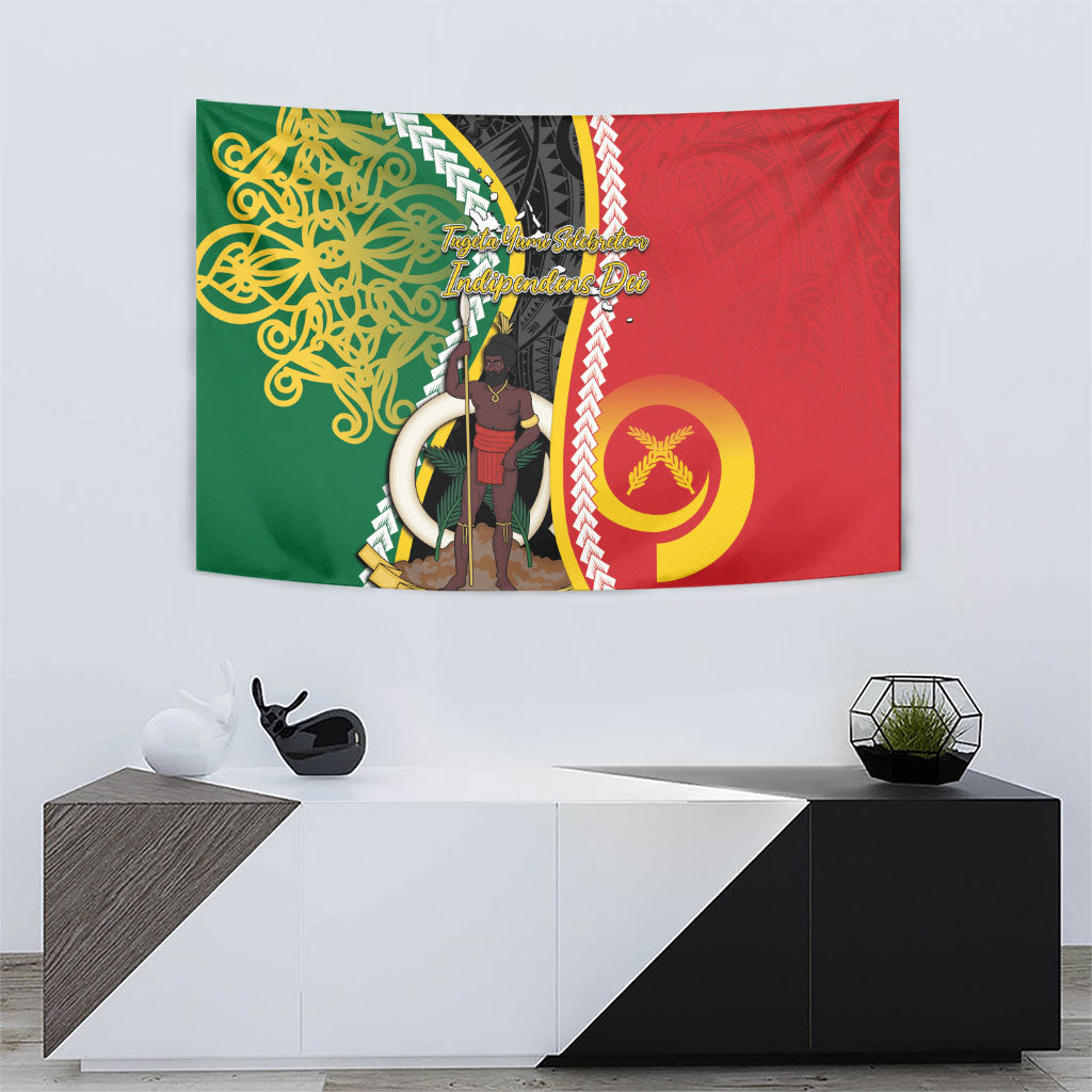 Ni-Vanuatu Indipendens Dei Celebretem Tapestry Yumi Yumi Yumi LT7 - Polynesian Pride