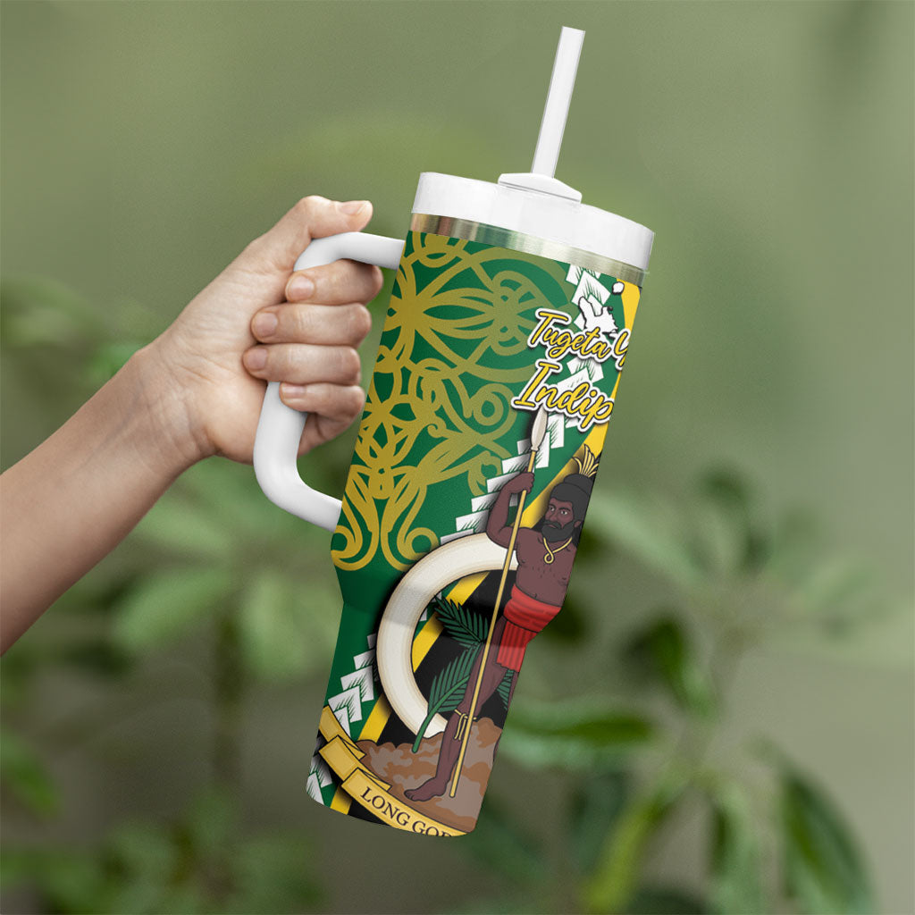 Ni-Vanuatu Indipendens Dei Celebretem Tumbler With Handle Yumi Yumi Yumi LT7 - Polynesian Pride