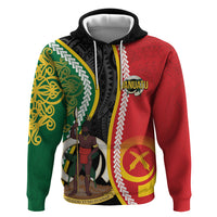 Ni-Vanuatu Indipendens Dei Celebretem Zip Hoodie Yumi Yumi Yumi LT7 Pullover Hoodie Multicolor - Polynesian Pride