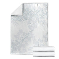 Samoa White Sunday Blanket Hibiscus Special LT7 - Polynesian Pride