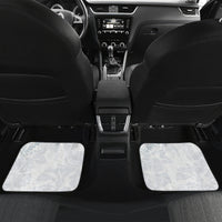 Samoa White Sunday Car Mats Hibiscus Special LT7 - Polynesian Pride