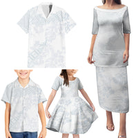 Samoa White Sunday Family Matching Puletasi Dress and Hawaiian Shirt Hibiscus Special LT7 - Polynesian Pride