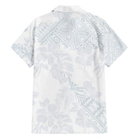 Samoa White Sunday Family Matching Summer Maxi Dress and Hawaiian Shirt Hibiscus Special LT7 - Polynesian Pride