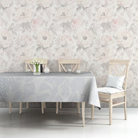 Samoa White Sunday Tablecloth Hibiscus Special LT7 - Polynesian Pride