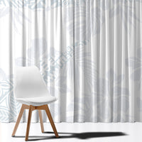 Samoa White Sunday Window Curtain Hibiscus Special LT7 - Polynesian Pride