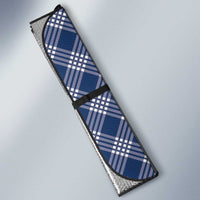 Hawaii Aloha Plumeria Lei Navy Palaka Auto Sun Shade LT7 - Polynesian Pride