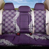 Hawaii Aloha Plumeria Lei Violet Palaka Back Car Seat Cover - Polynesian Pride