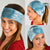 Hawaii Aloha Plumeria Lei Turquoise Palaka Neck Gaiter - Polynesian Pride