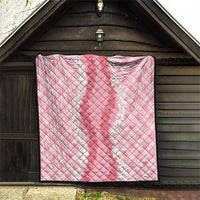 Hawaii Aloha Plumeria Lei Pink Palaka Quilt LT7 - Polynesian Pride